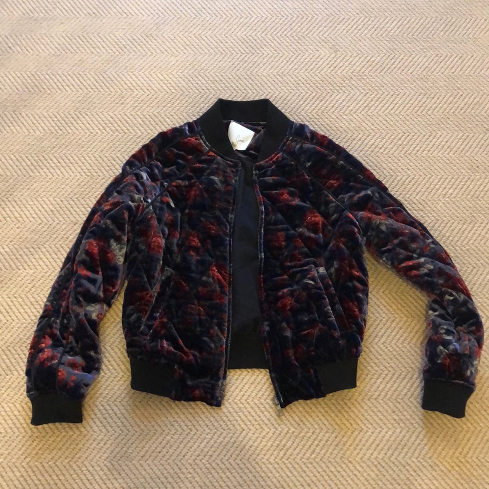 JOIE Floral print jacket size xxs NWT